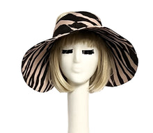 Load image into Gallery viewer, Zebra Sun Visor Hat