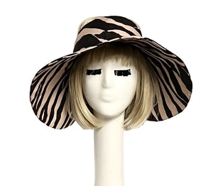 Zebra Sun Visor Hat