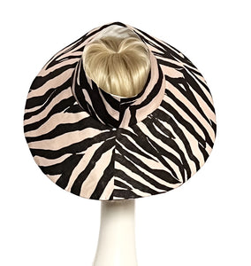 Zebra Sun Visor Hat